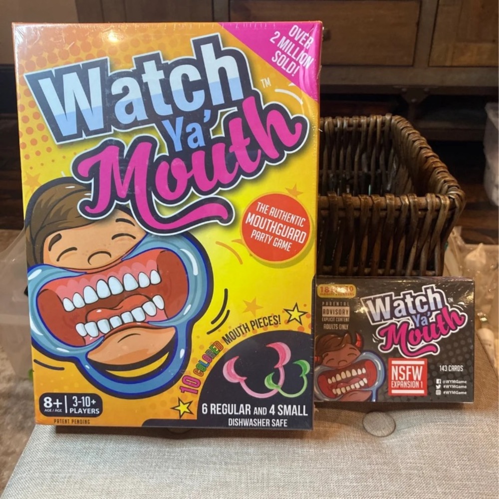 Watch Ya’ Mouth Family Game & adult expansion
